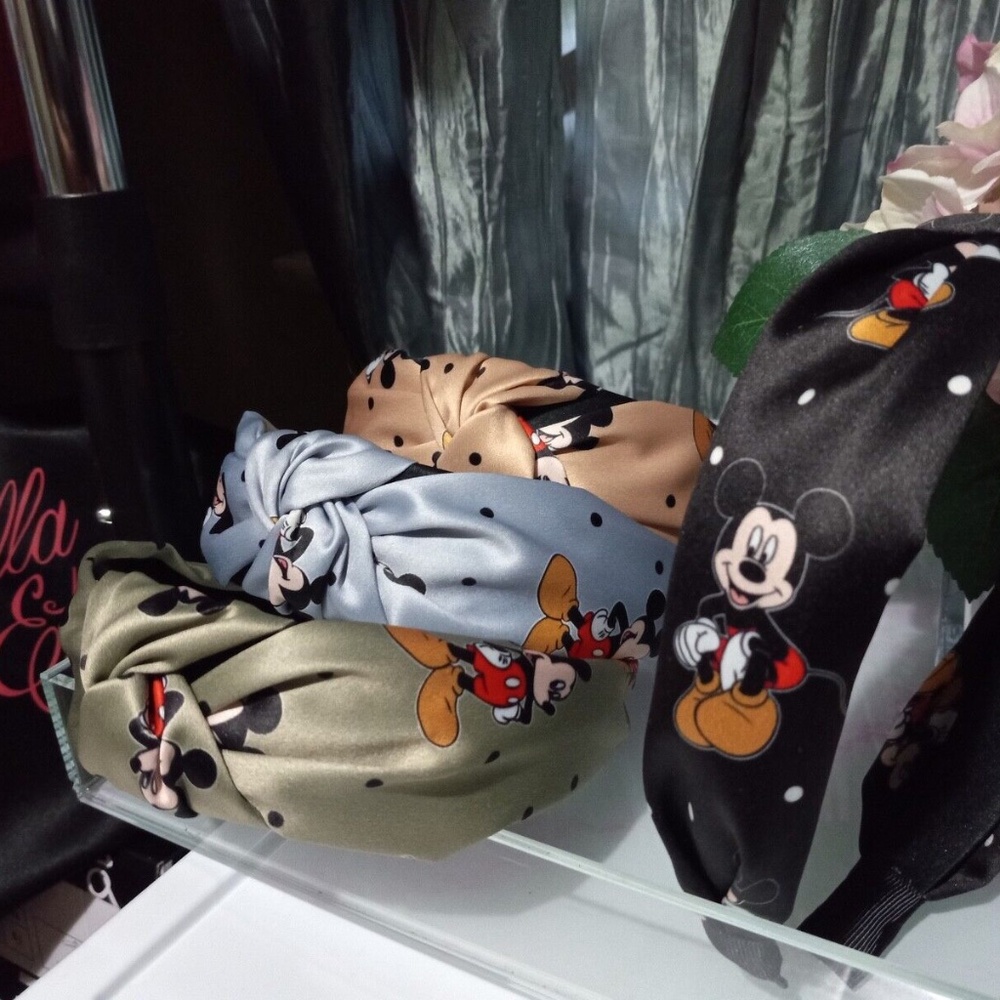Mickey Mouse Silk Headbands